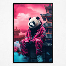 Load image into Gallery viewer, Panda Panache (Framed Poster)
