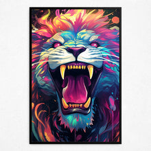 Load image into Gallery viewer, Spectral Savanna Serenade (Framed Poster)